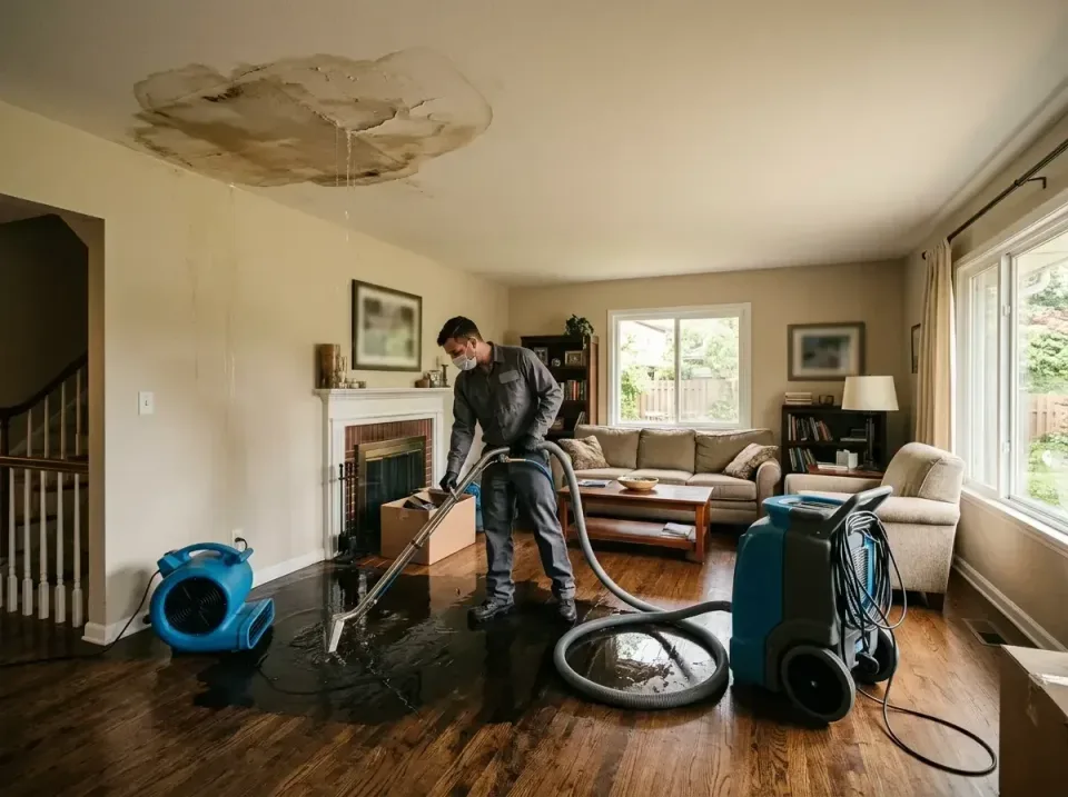 attic-pipe-burst-ceiling-drip-008 — frequently asked questions, Water Damage Restoration & Carpet Care in Seneca, IL